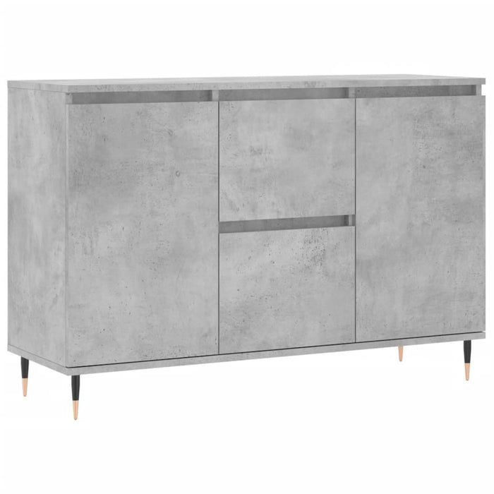 Servantă, gri beton, 104x35x70 cm, lemn prelucrat - WALTI WALTI