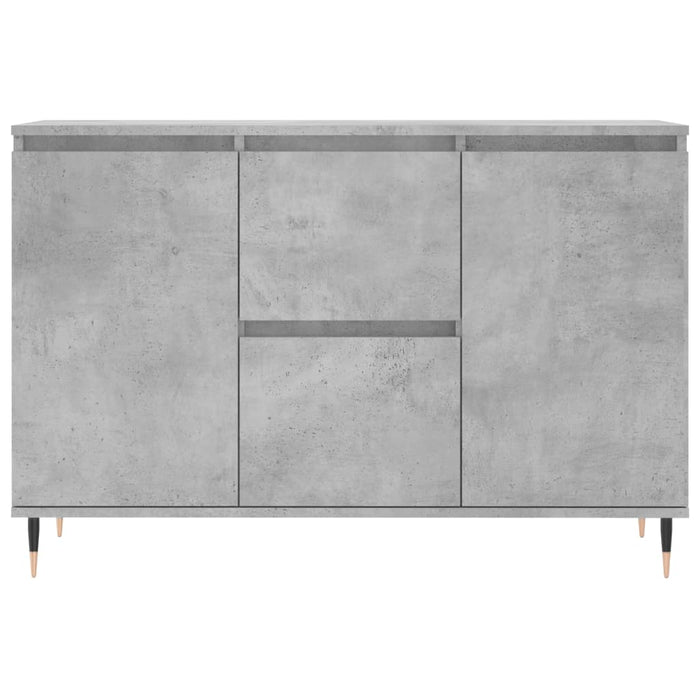 Servantă, gri beton, 104x35x70 cm, lemn prelucrat - WALTI WALTI