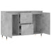 Servantă, gri beton, 104x35x70 cm, lemn prelucrat - WALTI WALTI