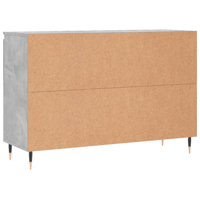 Servantă, gri beton, 104x35x70 cm, lemn prelucrat - WALTI WALTI