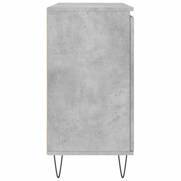 Servantă, gri beton, 104x35x70 cm, lemn prelucrat - WALTI WALTI