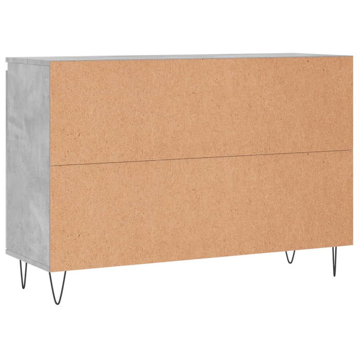 Servantă, gri beton, 104x35x70 cm, lemn prelucrat - WALTI WALTI
