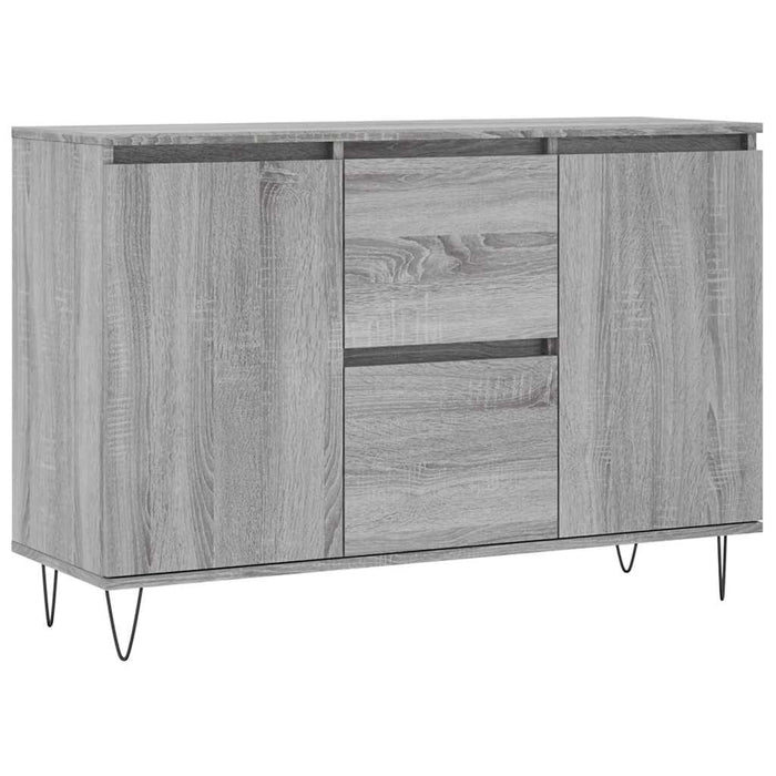 Servantă, gri sonoma, 101,5x35x70 cm, lemn prelucrat - WALTI WALTI