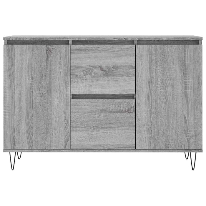 Servantă, gri sonoma, 101,5x35x70 cm, lemn prelucrat - WALTI WALTI