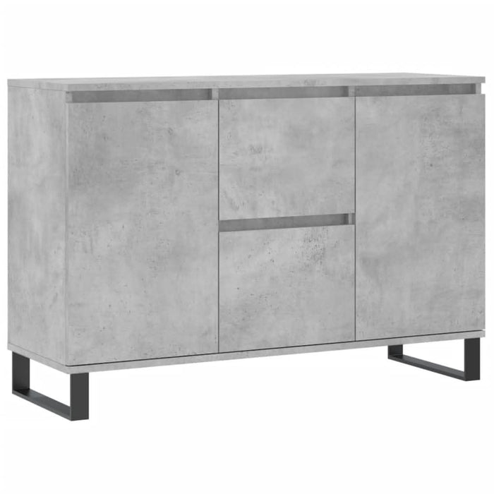 Servantă, gri beton, 104x35x70 cm, lemn prelucrat - WALTI WALTI