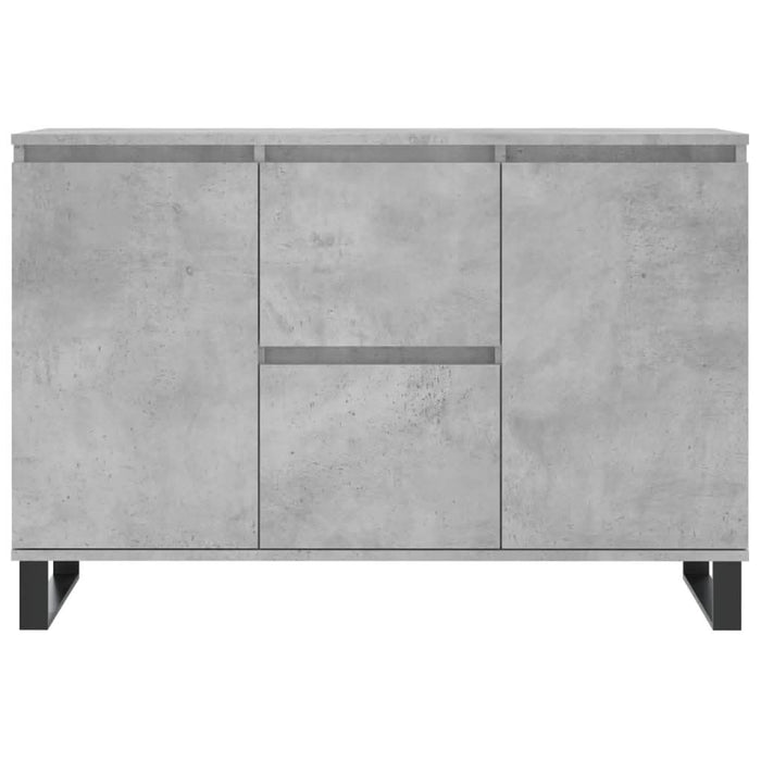 Servantă, gri beton, 104x35x70 cm, lemn prelucrat - WALTI WALTI