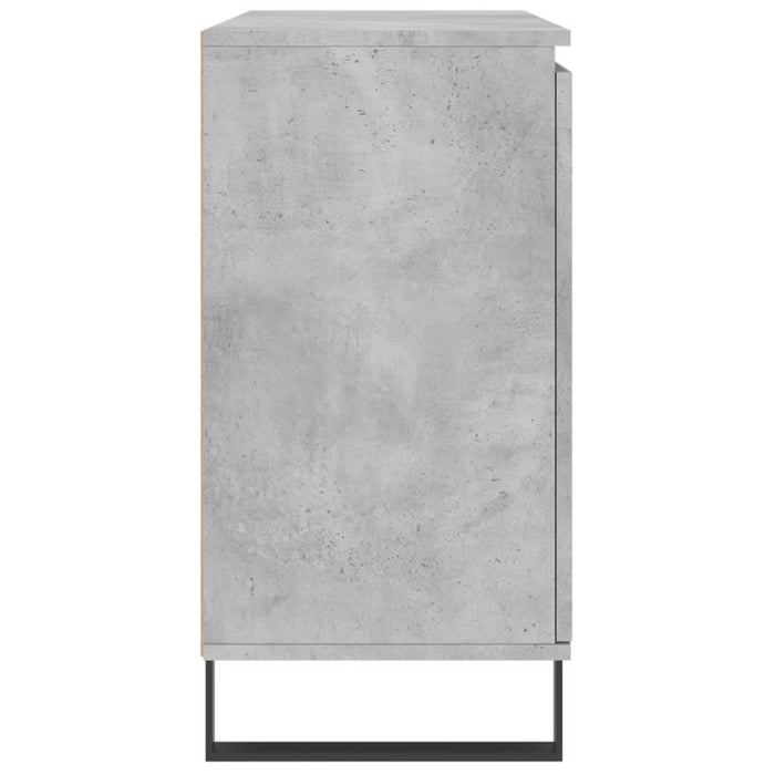 Servantă, gri beton, 104x35x70 cm, lemn prelucrat - WALTI WALTI