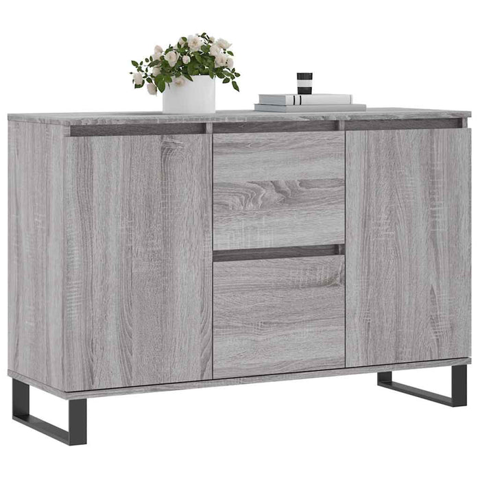 Servantă, gri sonoma, 101,5x35x70 cm, lemn prelucrat - WALTI WALTI