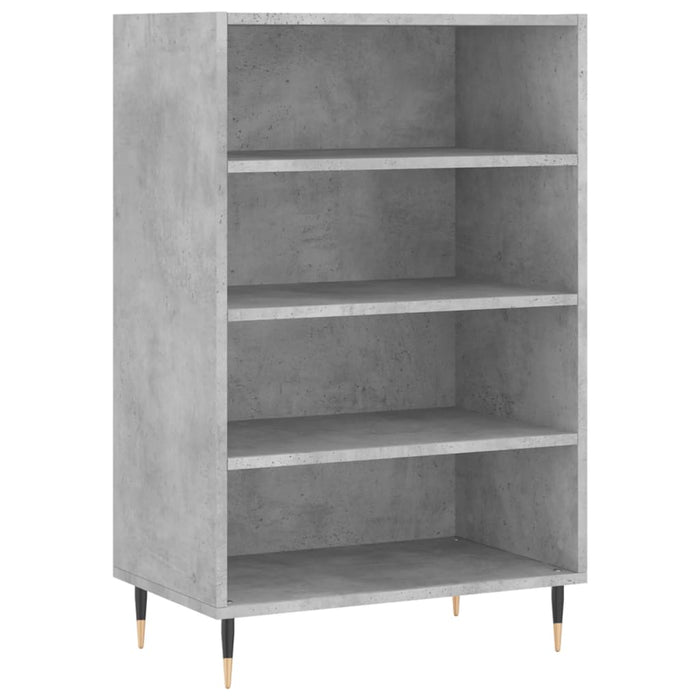 Dulap înalt, gri beton, 57x35x90 cm, lemn compozit WALTI