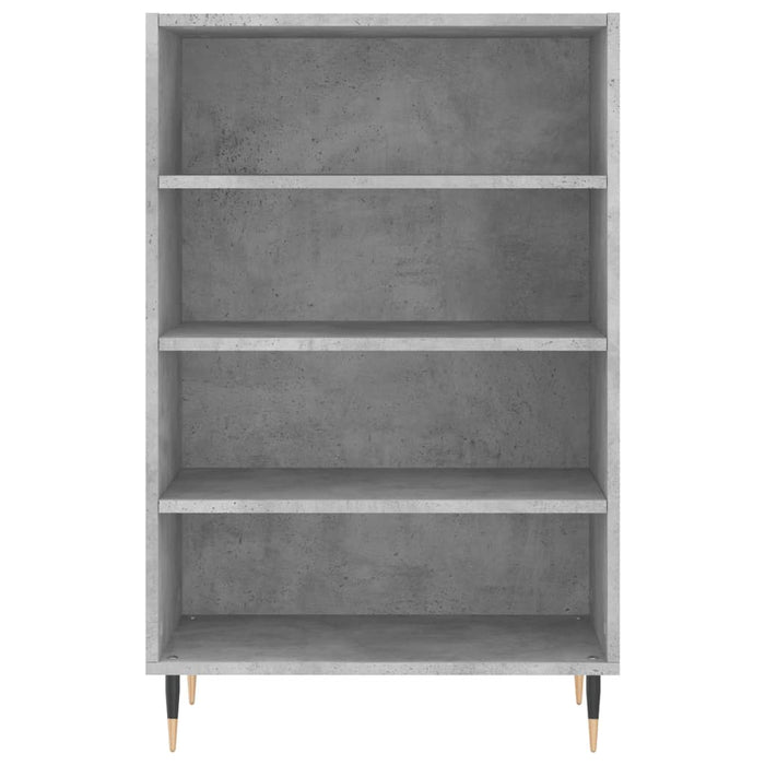 Dulap înalt, gri beton, 57x35x90 cm, lemn compozit WALTI