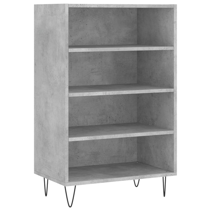 Dulap înalt, gri beton, 57x35x90 cm, lemn compozit WALTI