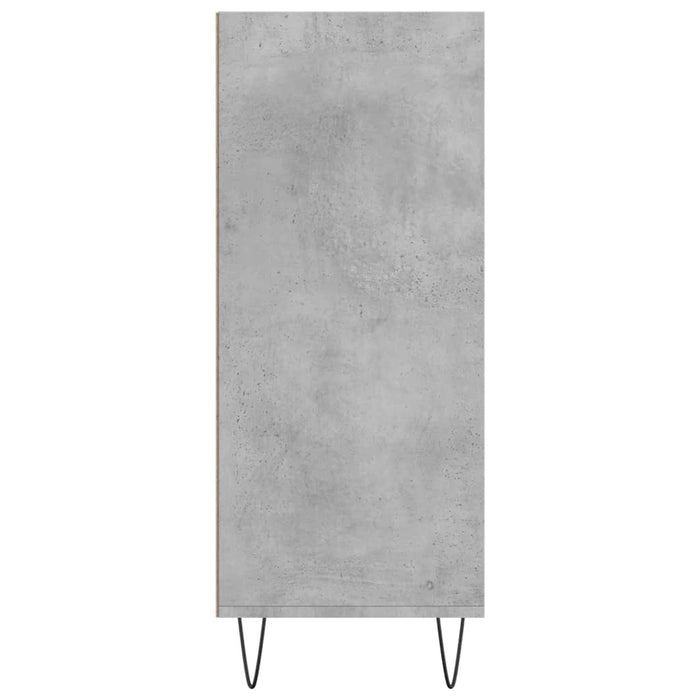 Dulap înalt, gri beton, 57x35x90 cm, lemn compozit WALTI