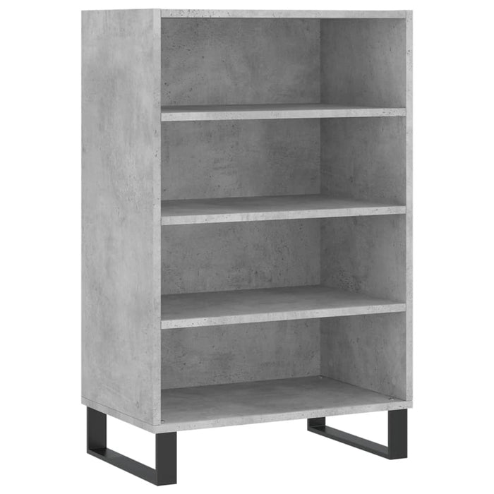 Dulap înalt, gri beton, 57x35x90 cm, lemn compozit - WALTI WALTI