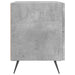 Noptiere, 2 buc., gri beton, 40x35x47,5 cm, lemn compozit - WALTI WALTI