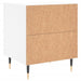 Noptiere, 2 buc., alb, 40x35x47,5 cm, lemn compozit - WALTI WALTI