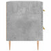 Noptieră, gri beton, 40x35x47,5 cm, lemn compozit - WALTI WALTI