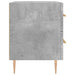 Noptiere, 2 buc., gri beton, 40x35x47,5 cm, lemn compozit - WALTI WALTI