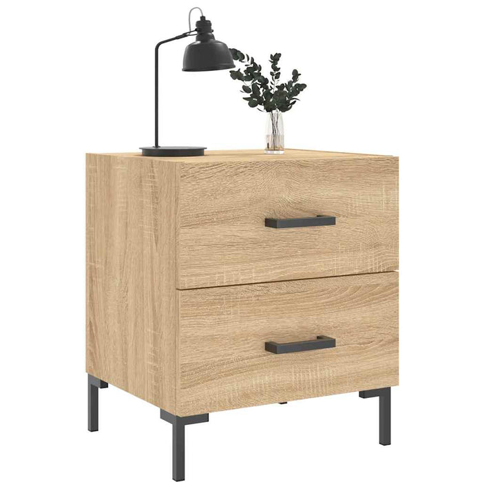 Noptiere, 2 buc., stejar sonoma, 40x35x47,5 cm, lemn compozit - WALTI WALTI