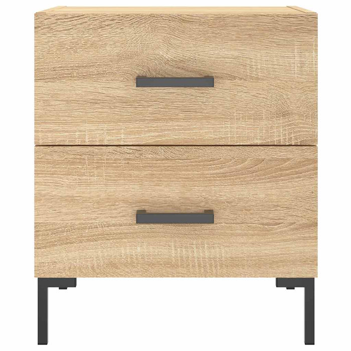 Noptiere, 2 buc., stejar sonoma, 40x35x47,5 cm, lemn compozit - WALTI WALTI