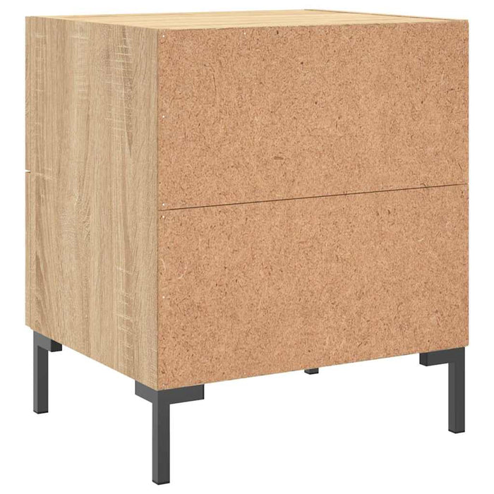 Noptiere, 2 buc., stejar sonoma, 40x35x47,5 cm, lemn compozit - WALTI WALTI