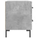 Noptiere, 2 buc., gri beton, 40x35x47,5 cm, lemn compozit - WALTI WALTI