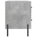 Noptiere, 2 buc., gri beton, 40x35x47,5 cm, lemn compozit - WALTI WALTI