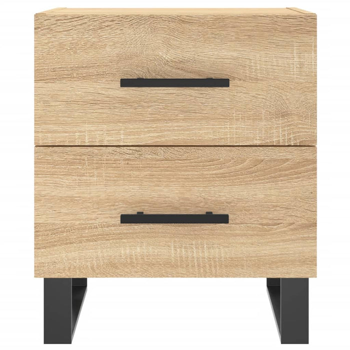 Noptiere, 2 buc., stejar sonoma, 40x35x47,5 cm, lemn compozit WALTI