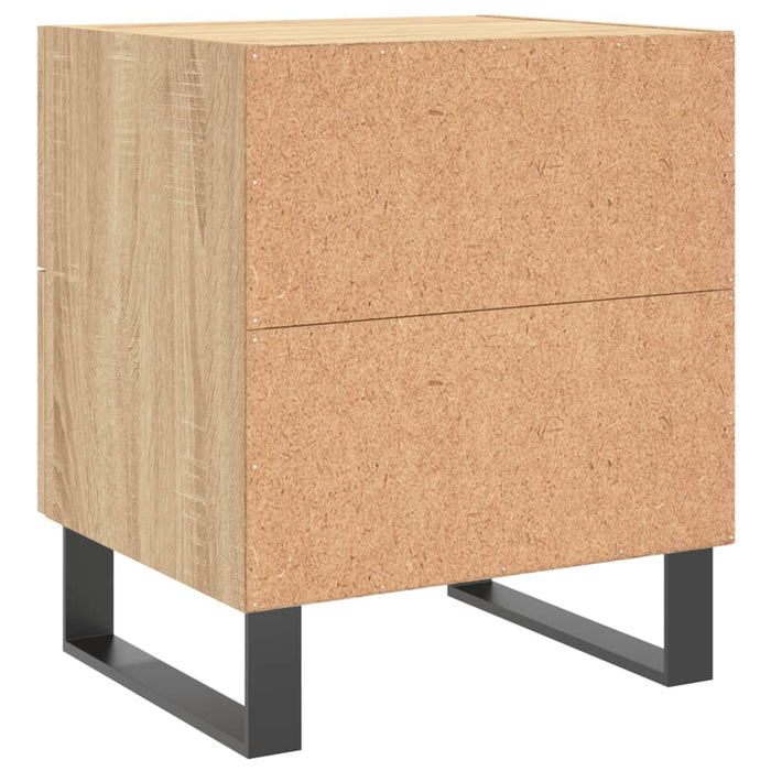 Noptiere, 2 buc., stejar sonoma, 40x35x47,5 cm, lemn compozit WALTI