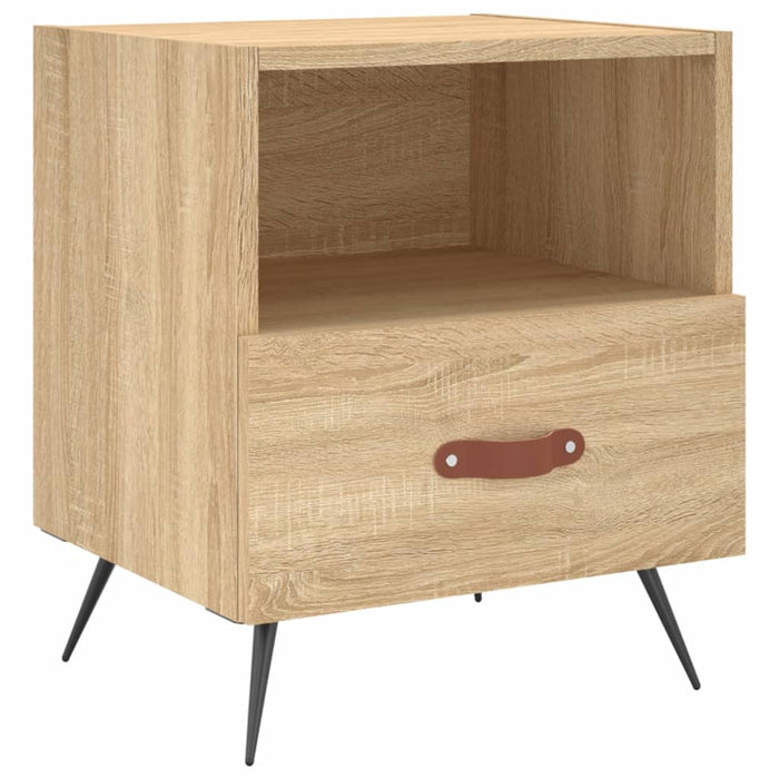 Noptiere, 2 buc., stejar sonoma, 40x35x47,5 cm, lemn compozit - WALTI WALTI