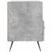 Noptiere, 2 buc., gri beton, 40x35x47,5 cm, lemn compozit - WALTI WALTI