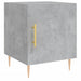 Noptiere, 2 buc., gri beton, 40x40x50 cm, lemn compozit - WALTI WALTI