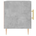 Noptiere, 2 buc., gri beton, 40x40x50 cm, lemn compozit - WALTI WALTI