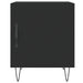 Noptieră, negru, 40x40x50 cm, lemn compozit - WALTI WALTI