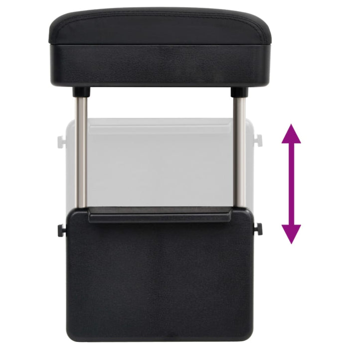 Cotieră auto universală, negru, 23x8x(30-38) cm ABS - WALTI WALTI