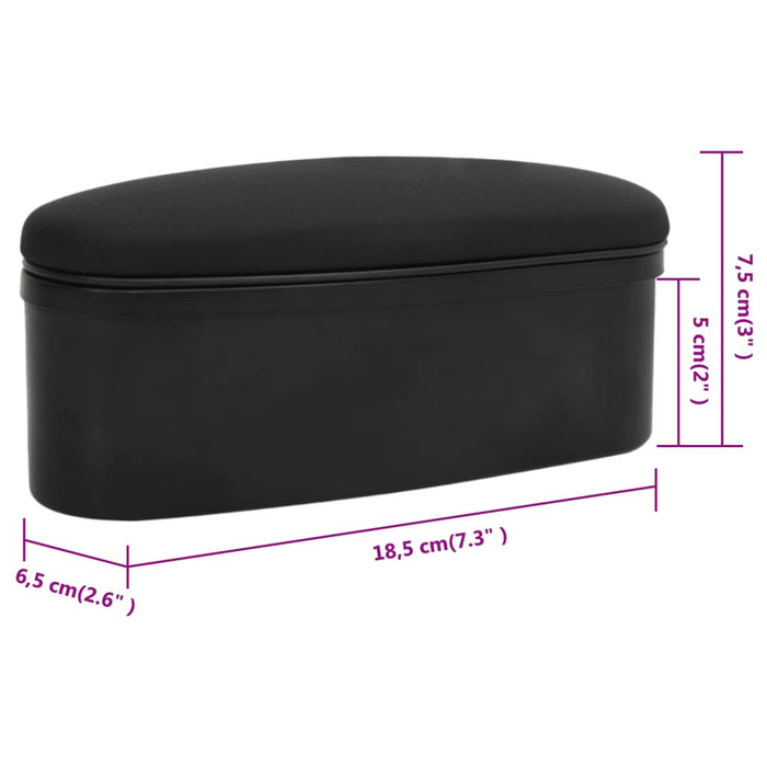 Cutie depozitare cotieră auto universală 18,5x6,5x7,5 cm ABS - WALTI WALTI