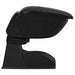 Cotieră auto, negru, 12x29x(32-46) cm ABS - WALTI WALTI