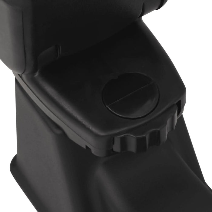 Cotieră auto, negru, 12x29x(32-46) cm ABS - WALTI WALTI