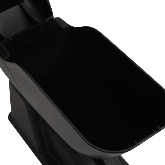 Cotieră auto, negru, 12x29x(32-46) cm ABS - WALTI WALTI