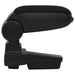 Cotieră auto, negru, 14,5x32x(27-46) cm ABS - WALTI WALTI