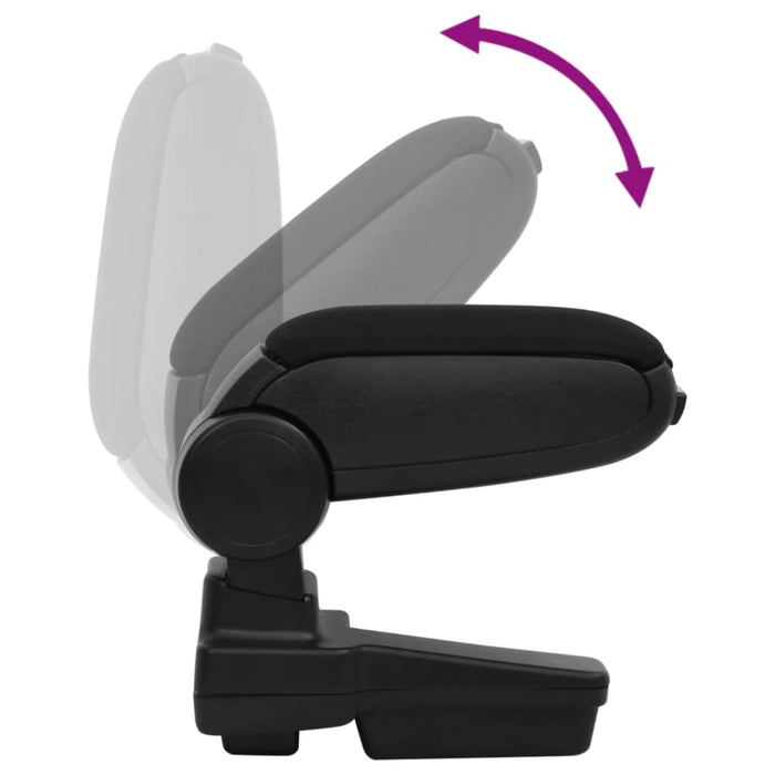 Cotieră auto, negru, 14,5x32x(27-46) cm ABS - WALTI WALTI