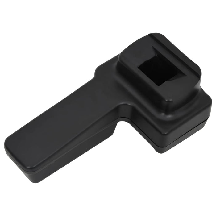 Cotieră auto, negru, 14,5x32x(27-46) cm ABS - WALTI WALTI