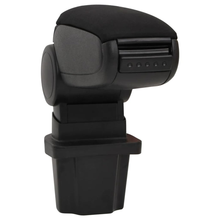 Cotieră auto, negru, 13,5x32,5x(31-46,5) cm ABS WALTI
