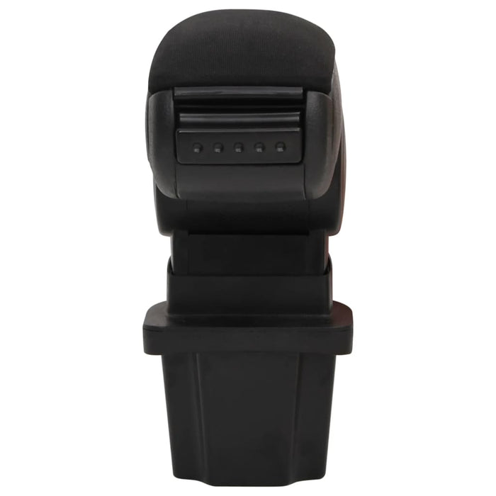 Cotieră auto, negru, 13,5x32,5x(31-46,5) cm ABS WALTI