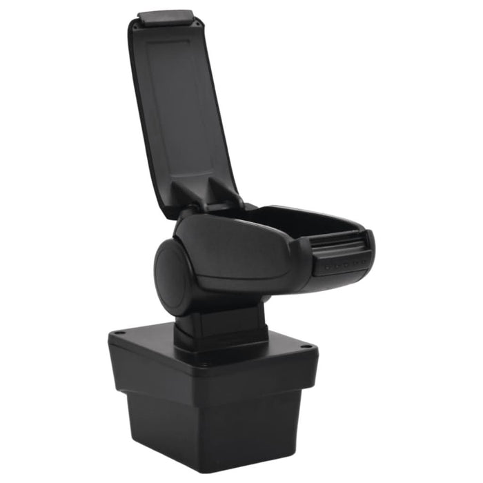 Cotieră auto, negru, 17x40x(31-49) cm ABS - WALTI WALTI