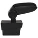 Cotieră auto, negru, 17x40x(31-49) cm ABS - WALTI WALTI