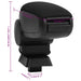 Cotieră auto, negru, 12x33x(24-42) cm ABS - WALTI WALTI