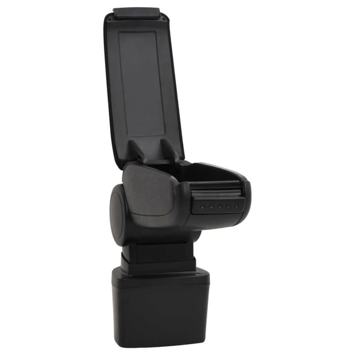 Cotieră auto, negru, 14,5x31,5x(30-48) cm ABS - WALTI WALTI