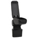 Cotieră auto, negru, 14,5x31,5x(30-48) cm ABS - WALTI WALTI