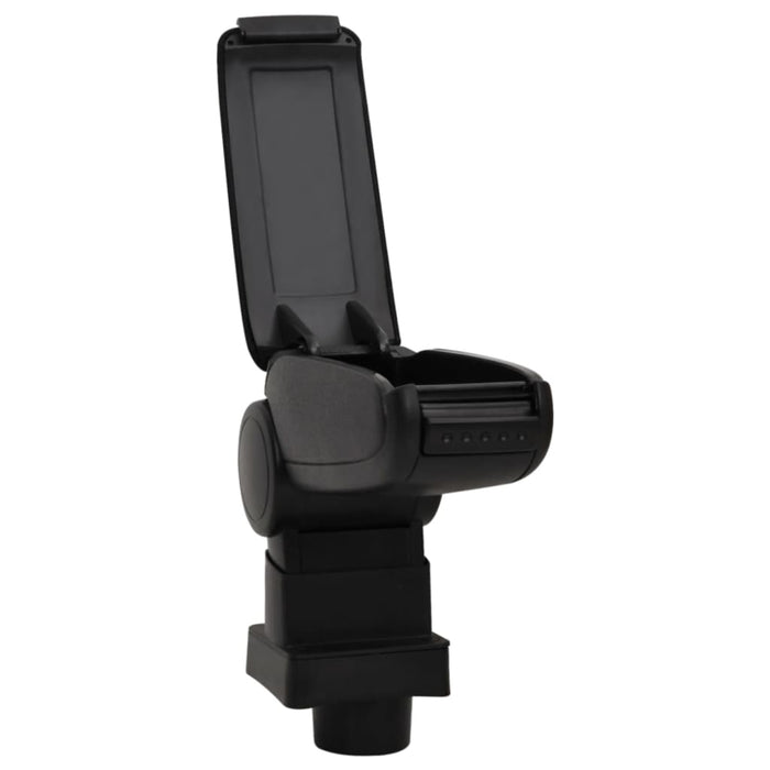 Cotieră auto, negru, 13x31,5x(29-51) cm ABS WALTI