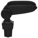 Cotieră auto, negru, 11,5x32x(30-50) cm ABS - WALTI WALTI